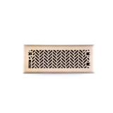 Interwoven 4x12 Steel Floor Register, Gold