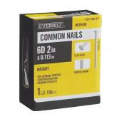 2 in. x 6D Bright Nails 1 lb. (156-Count)