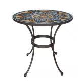 Mix & Match 28 in. Metal/Glass Table