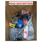 Box Lot Of Assorted Home Improvement Items