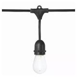 10-Light 20 ft Outdoor Solar LED String Light