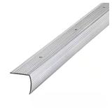 1-1/8" x 1-1/8" x 72" Silver Aluminum Edging