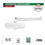 Heavy-Duty White Residential Door Closer