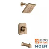 Genta 1-Handle Tub/Shower Faucet, Bronze