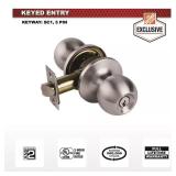 Commercial 2-1/8 in. Satin Chrome Door Knob