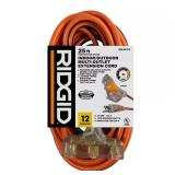 25 ft 12/3 Heavy-Duty Extension Cord