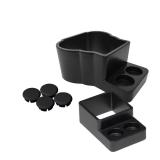 Straight Wall Mount Attach Kit in Black