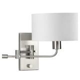 Carrick 1-Light Brushed Nickel Wall Sconce