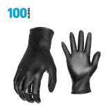 100-Count 4mil Disposable Nitrile Gloves XL