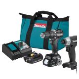 Makita 18V LXT Sub-Compact 2-Pc Kit 2.0Ah