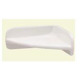 (6) 7x7 in Ceramic Corner Shelf, White