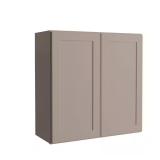 Courtland 30"W Wall Cabinet, Sterling Gray