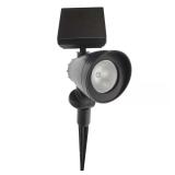 Solar Black LED Spotlight 55 Lumens