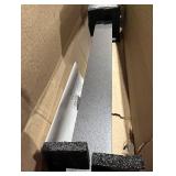 Black Powder Coated Aluminum Deck Post Kit
