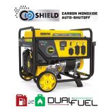 Dual Fuel Portable Generator with CO Shield