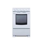 20 in. 2.3 cu ft Slide-In Range, White