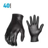 Nitrile Traction Grip Gloves - Large