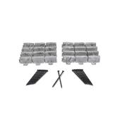Faux Stone Edging Kit, 10 ft, Dark Gray