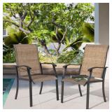 Nuu Garden 2 Black Iron Frame Dining Chair