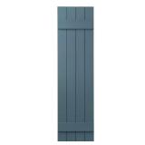 15 in. x 47 in. PP 4-Board Shutters, Blue