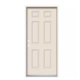 30x80 6-Panel Primed 90 Min Fire Door, RH Inswing