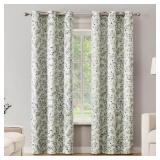 Sun Zero Maureen Foliage Curtain Pair