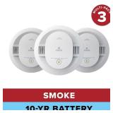 Kidde 10-Year Battery Smoke Detector (3-Pack)