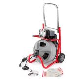 RIDGID K-400 Drain Snake 75 ft Cable + Tools