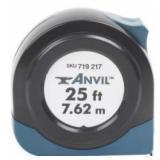 Anvil 25 ft. Tape Measure