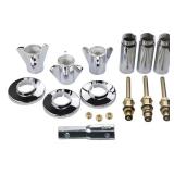 Sayco Chrome 3-Handle Tub/Shower Trim Kit