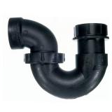 1-1/2 in. x 1-1/2 in. Plastic Tub Trap