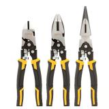 DeWalt 3-Pc Chrome Vanadium Pliers Set in. L