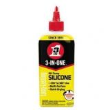 120008 3-in-1 Silicone Lubricant 4 Oz Bottle