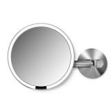 simplehuman 8" Wall Mount Sensor Mirror, 5x