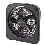 9 in. Rechargeable Box Fan, USB-C charging