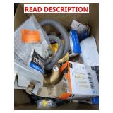 Box Lot Of Assorted Home Improvement Items