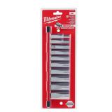 Milwaukee 3/8 in. Drive SAE Deep Well Set 10pc