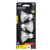 Feit Enhance MR16 GU10 LED Bulb 50W eq 3pk