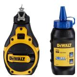 DeWalt Blue Bi-Material Chalk Line Reel Kit