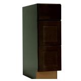 Shaker Vanity Drawer Base with Glides in Java