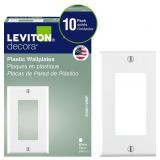Leviton 1-Gang Decora GFCI Wallplate 80401-WMP