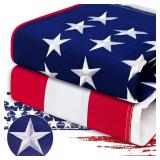 American Flag 4x6 FT Nylon, Embroidered Stars