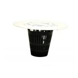 Danco 4-1/4 in. Polished Shower Drain Strainer