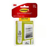 3M Command White Large Picture Hanger 12pk