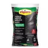Vigoro 2 cu. ft. Black Wood Mulch Bagged