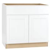 Hampton Satin White Cabinet (36x34)