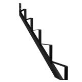 Powder-Coated Steel Stair Riser with Stringer