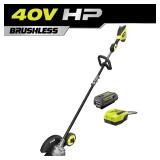 RYOBI 40V HP Brushless Edger with Battery