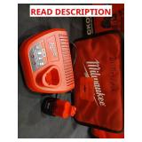 M12 Battery Charger and CP 1.5 Battery
