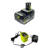 Ryobi 18V Lithium Ion HP 6Ah Battery With Charger